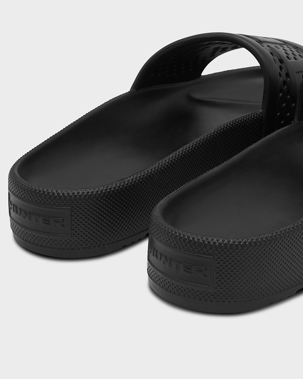 Mens Hunter Original Lightweight Moulded - Slides Black - 6825-IAZQP